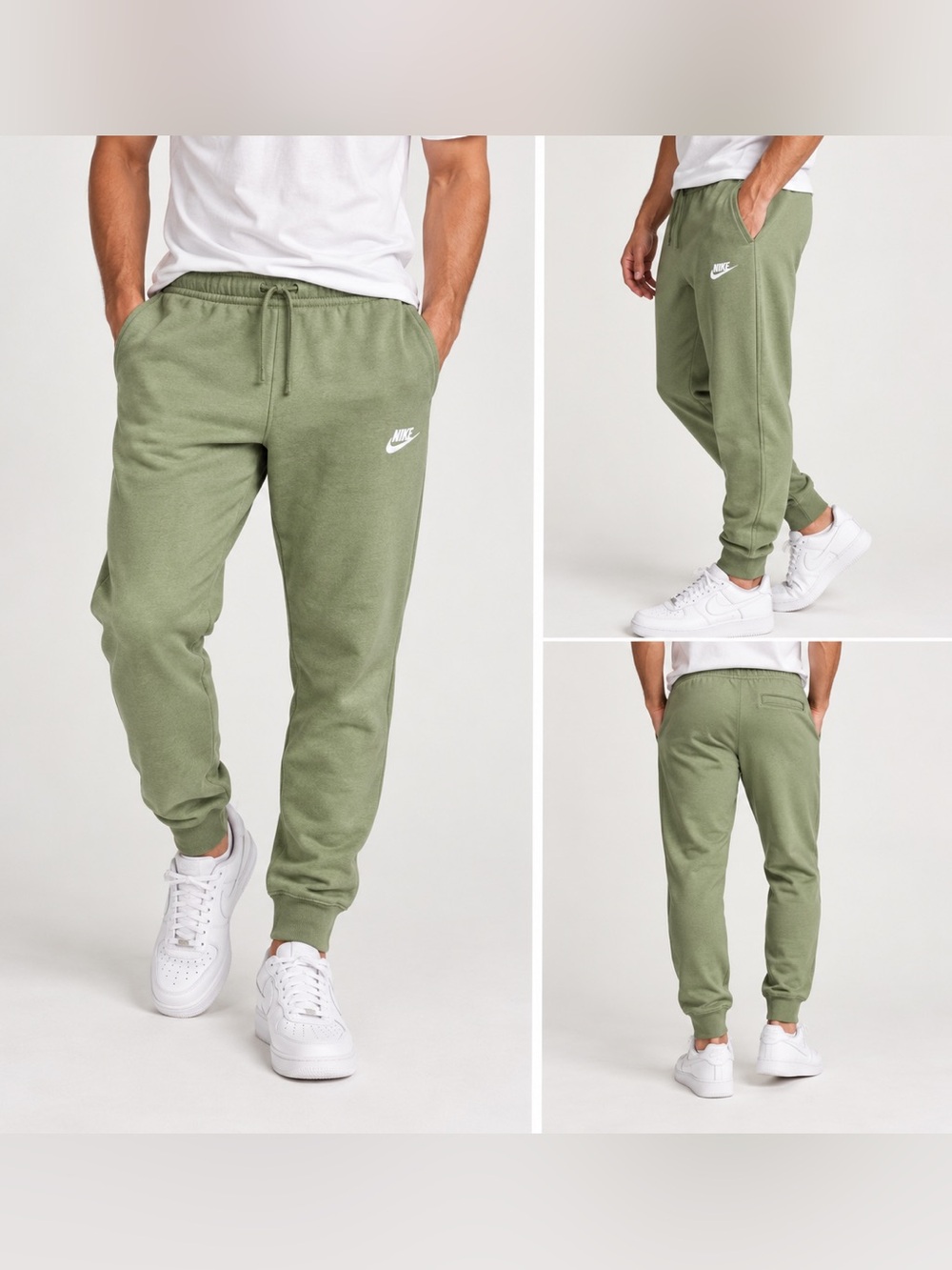 Nike Sportswear Club Fleece Joggers Men’s Large Alligator Green